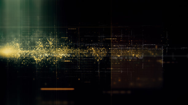 未来屏幕显示数据矩阵模拟背景图片下载