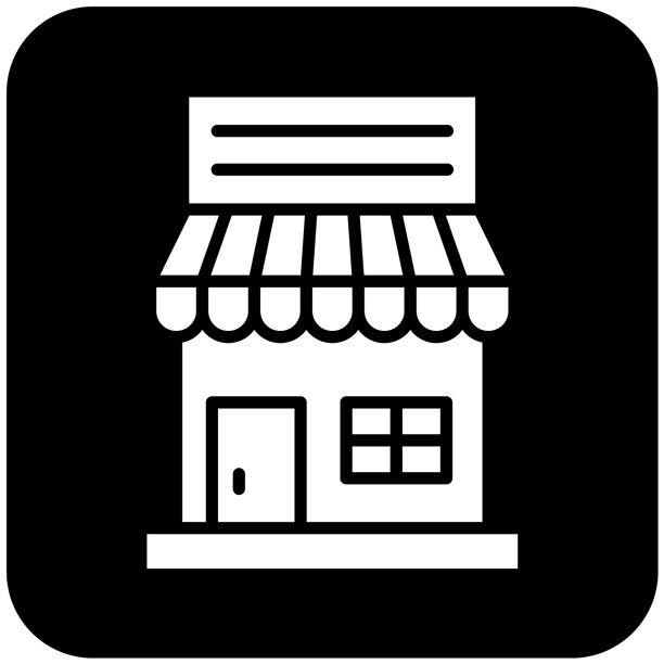 咖啡馆矢量图标设计插画图片下载