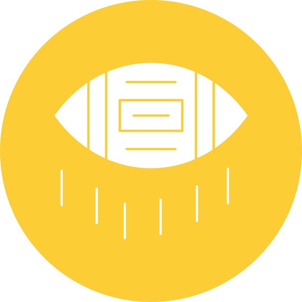 美式橄榄球图标矢量素材图片下载