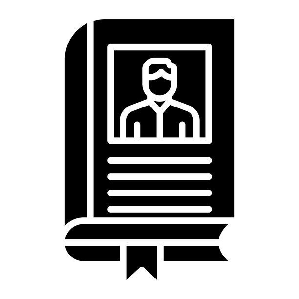 个人简介矢量图标图片下载