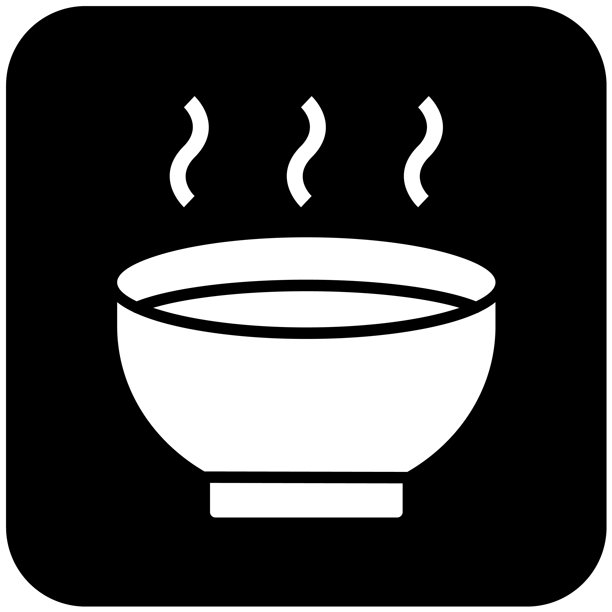 碗矢量图标设计插画图片下载