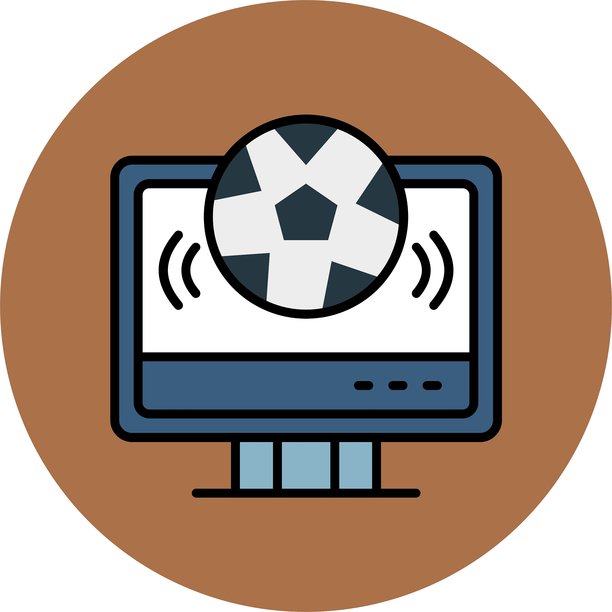 智能电视图标矢量素材图片下载