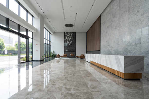 现代写字楼大堂内景图片下载