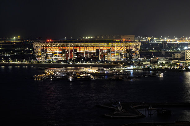 2022年卡塔尔世界杯足球赛场馆之一，974体育场图片下载