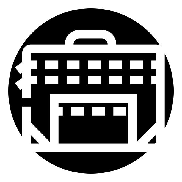 代表商务旅行和企业工作概念的公文包图片下载