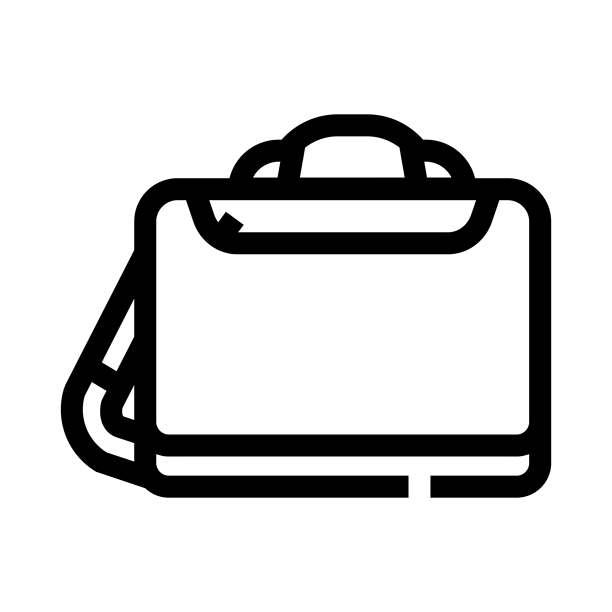 代表商务、工作和旅行概念的手提箱图标图片下载
