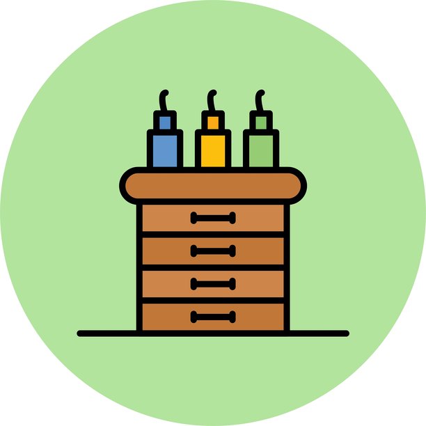 床头柜图标矢量素材图片下载