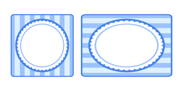 可爱边框模板和儿童套装的可爱手绘框架，时尚的蕾丝矢量方形，用于时尚矩形蝴蝶结和笔记本心形风格，可爱异想天开复古风格的简单照片框架图片下载
