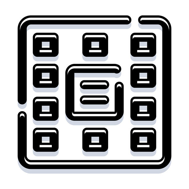 电脑处理器数据处理技术图标图片下载