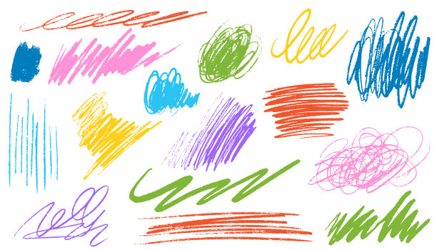 3586 彩色涂鸦图片下载