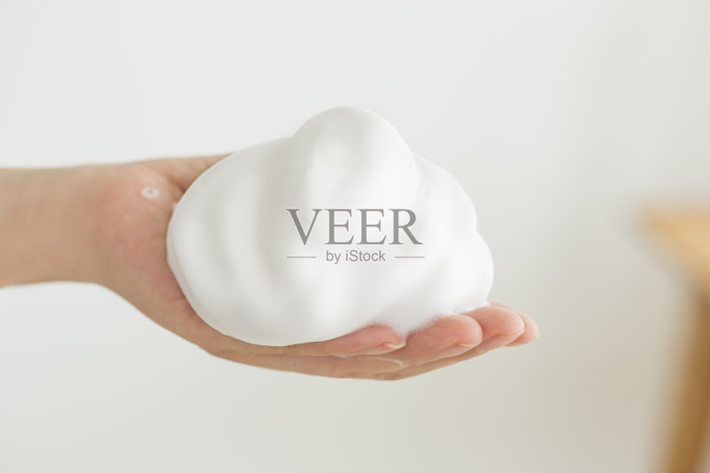 手掌的气泡正版图片素材