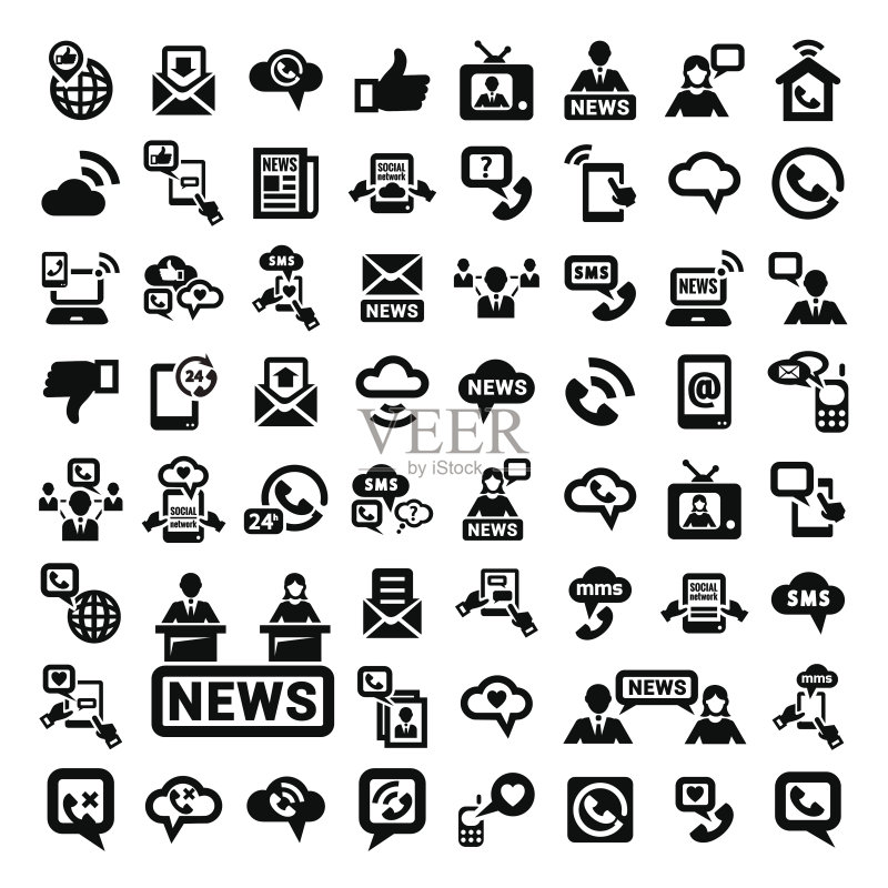 通信图标大合集图标素材