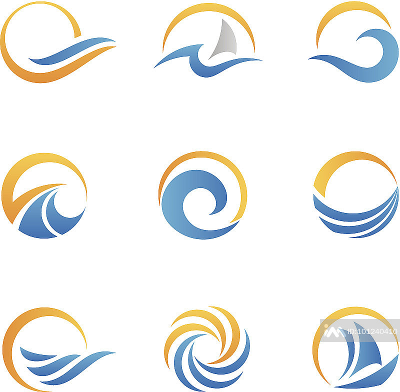 海洋符号图标矢量素材图标素材