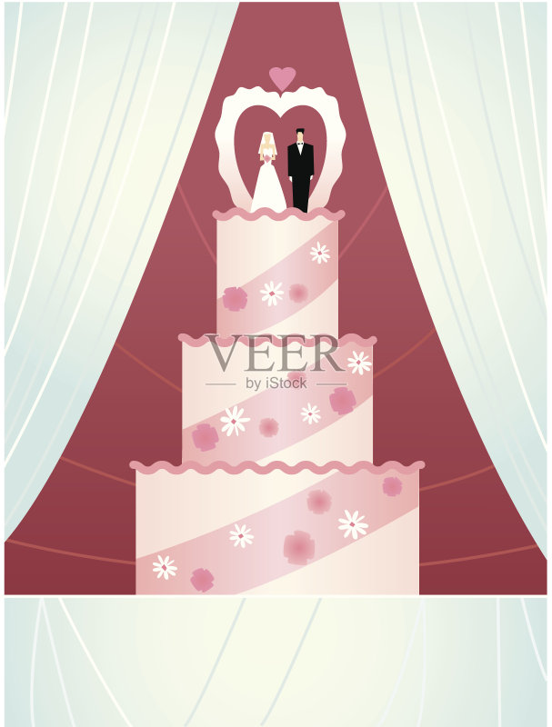 婚礼Cake3 C正版插画素材