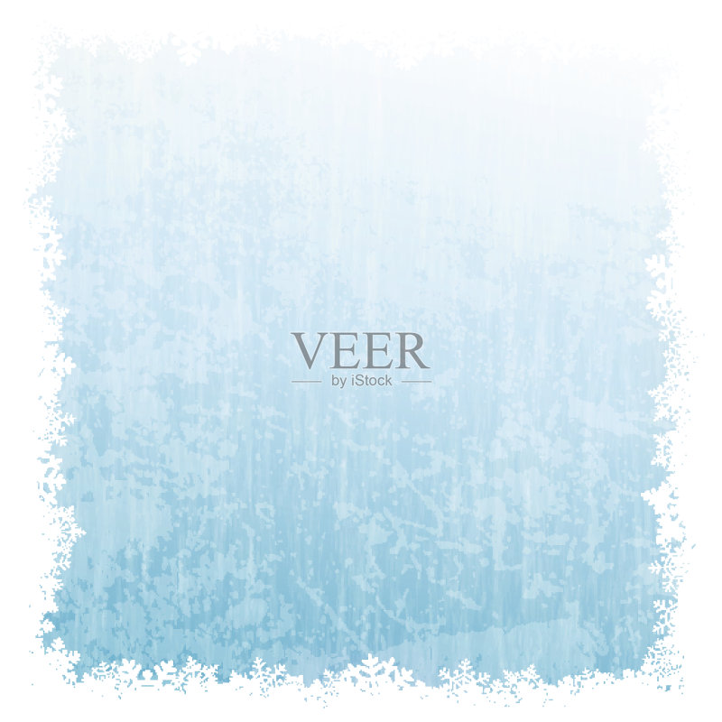 冬天的背景正版插画素材