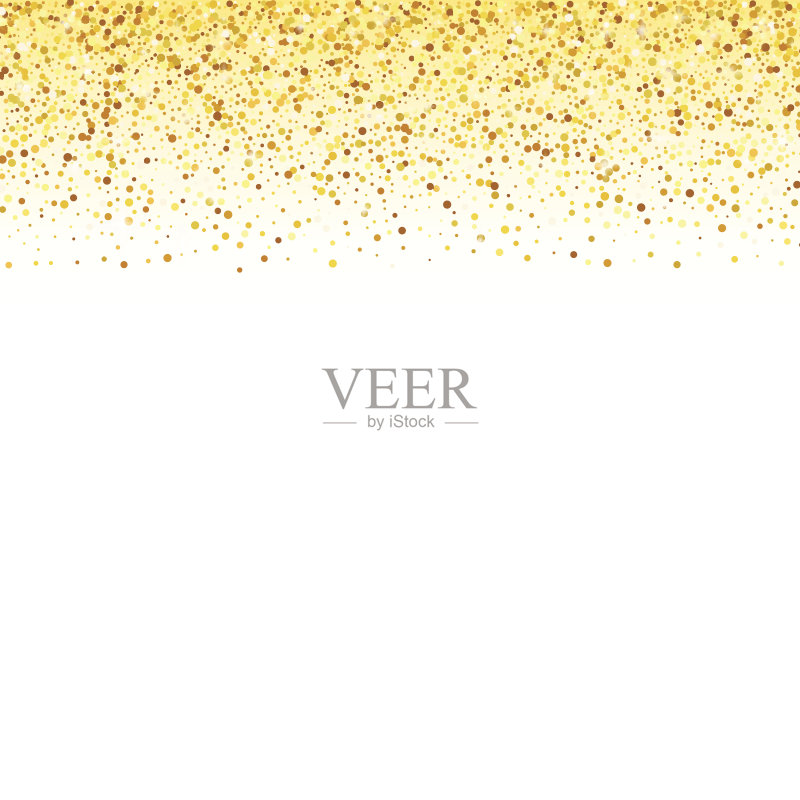 抽象矢量金粉星波背景正版插画素材