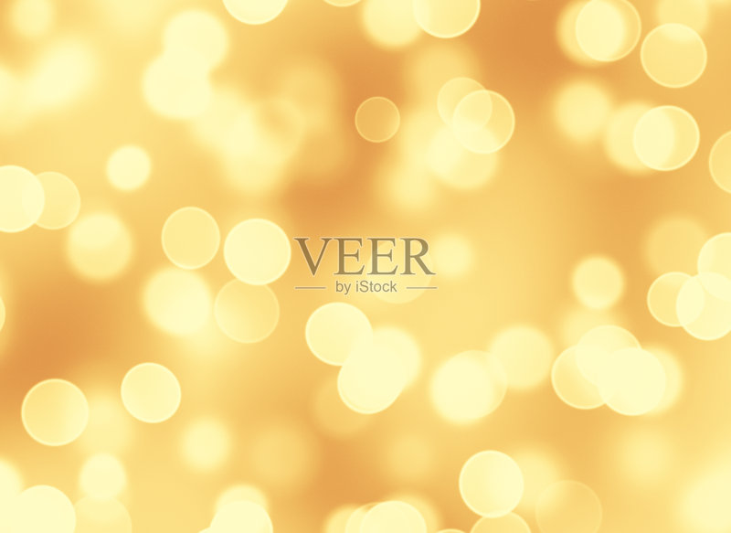 抽象的金色灯光散景背景正版插画素材