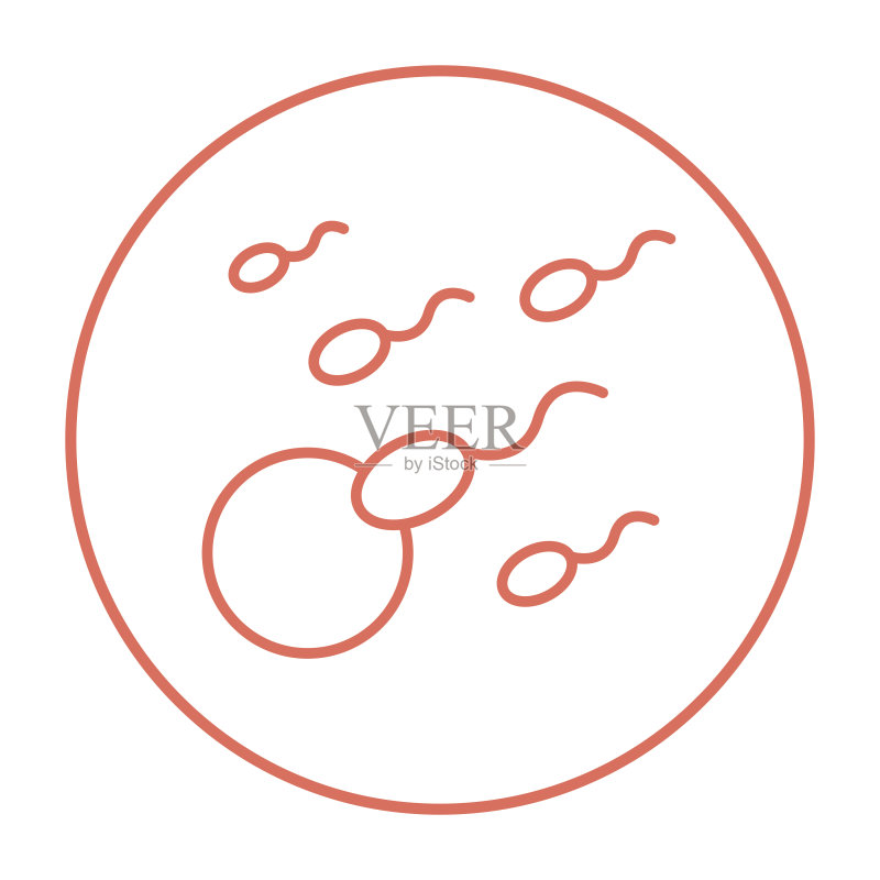 受精线条图标图标素材