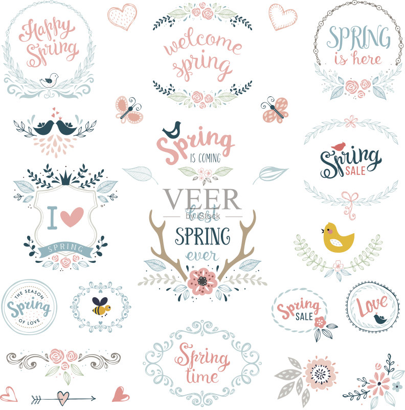 弹簧的设计元素正版元素素材