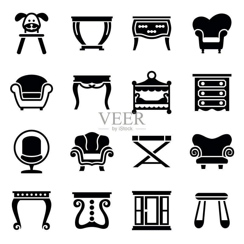 家具图标矢量素材图标素材