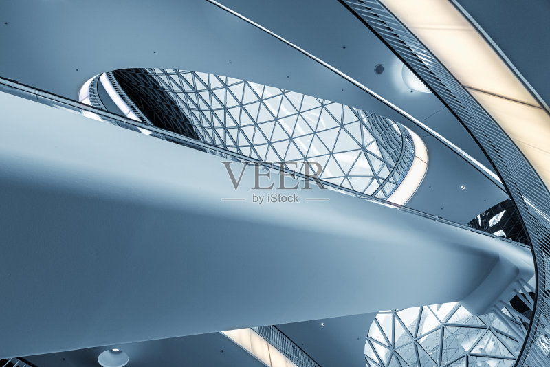 法兰克福的现代购物中心正版图片素材