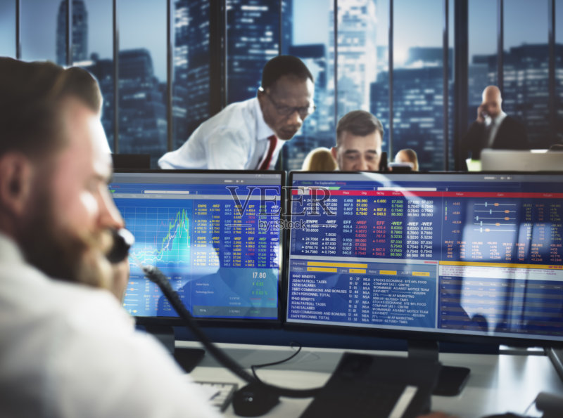 商业团队投资企业家交易概念正版图片素材