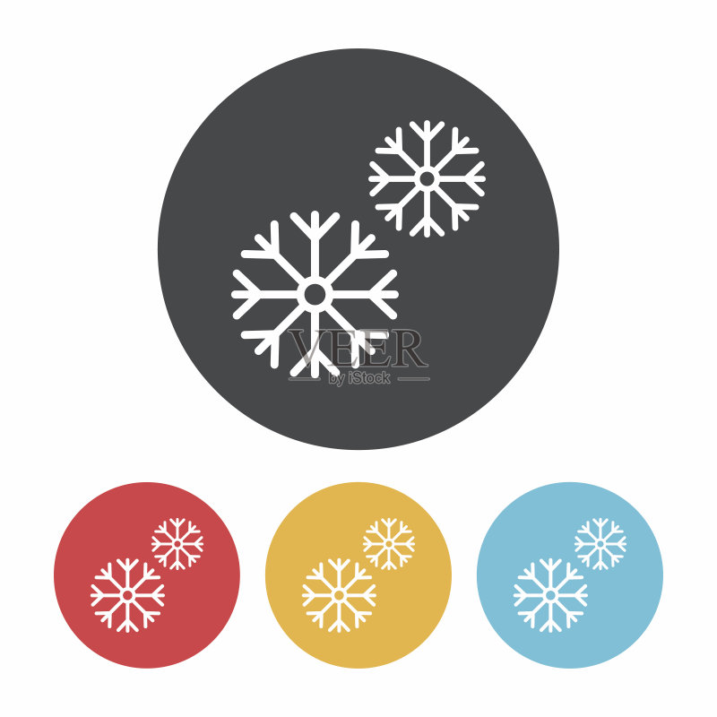 雪花图标图标素材