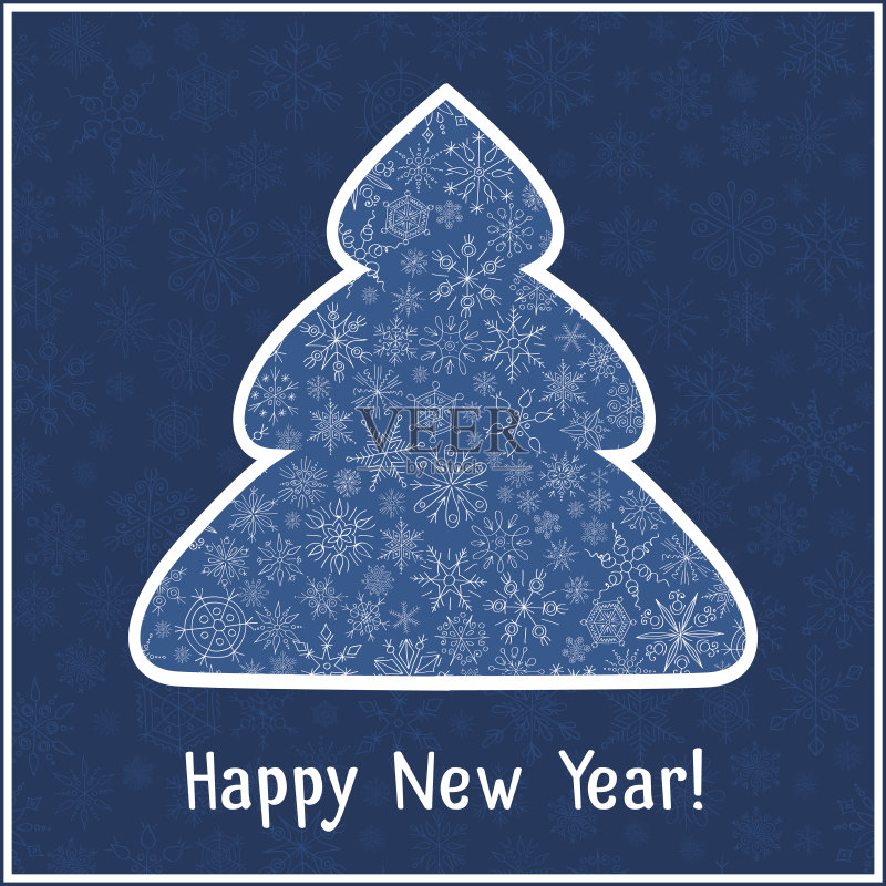 祝你新年快乐。正版模板素材