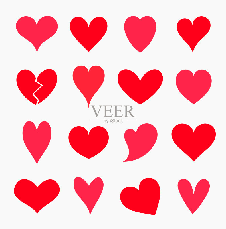 的心正版插画素材