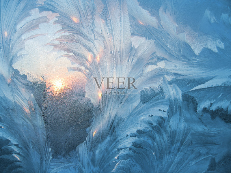 冰的图案和太阳正版图片素材