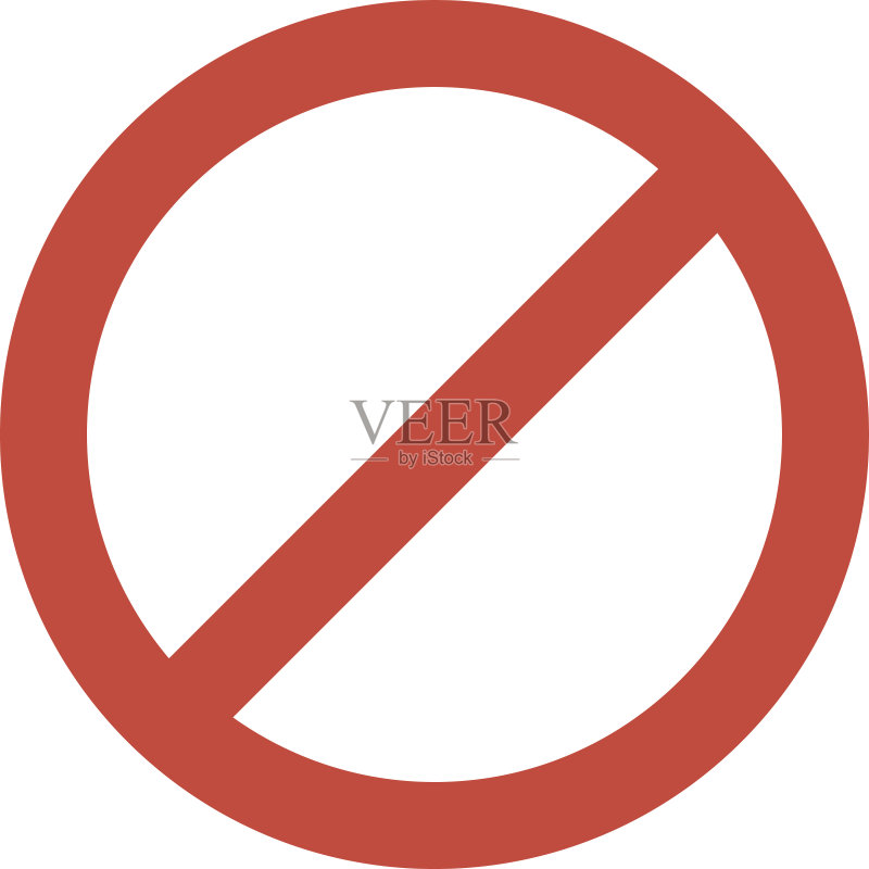 停止符号矢量图正版元素素材