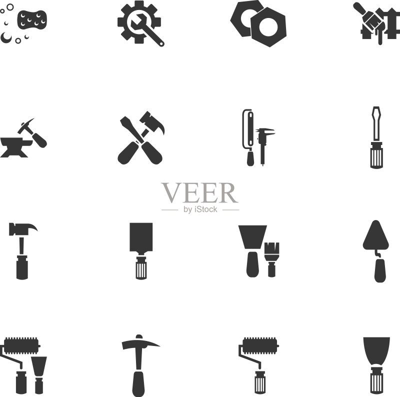工作工具图标集图标素材
