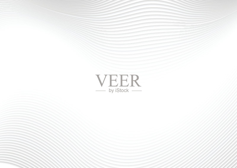 抽象的白色波和线模式正版插画素材