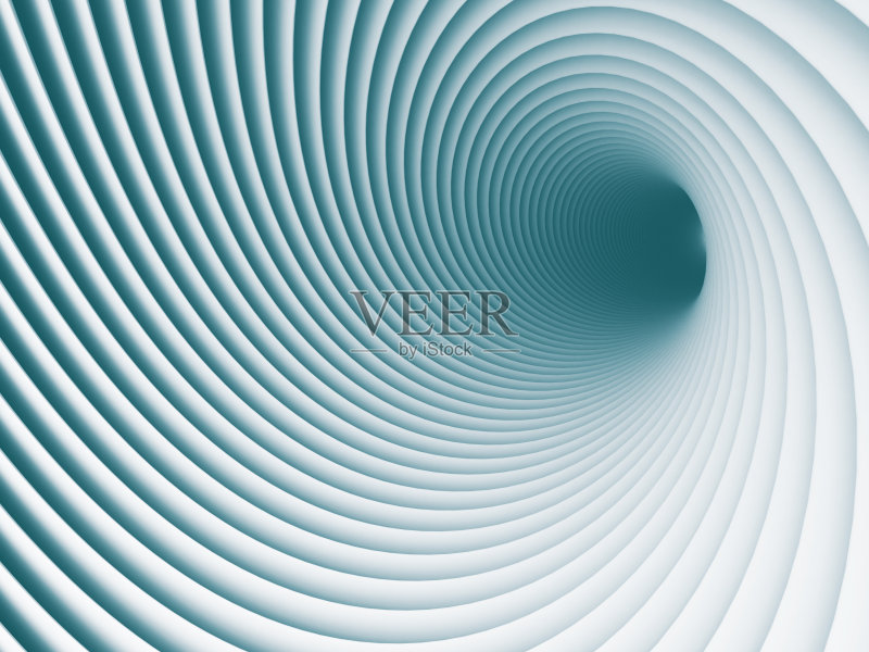 白色管洞隧道背景正版图片素材