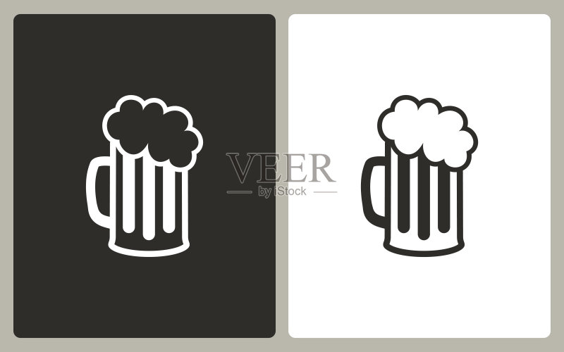 啤酒矢量图标图标素材