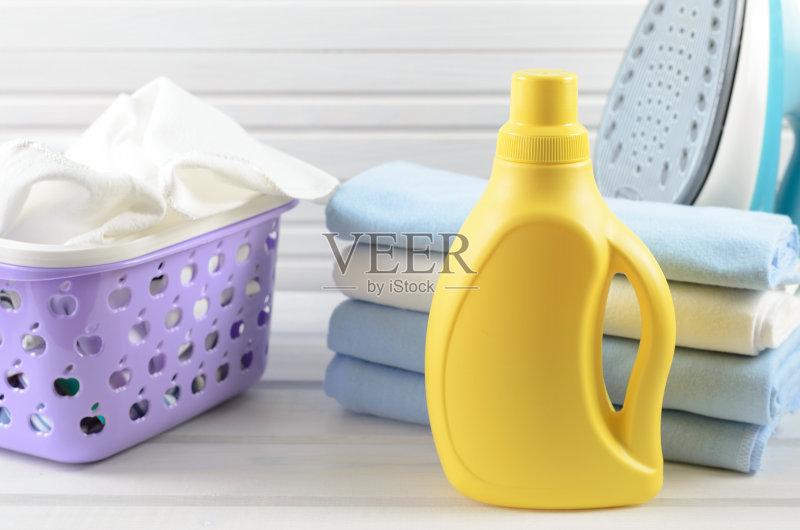 空白黄色洗涤剂瓶正版图片素材