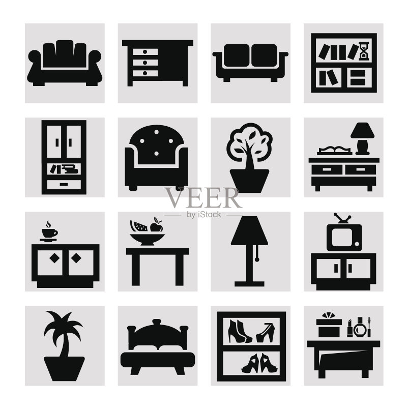 家具图标图标素材
