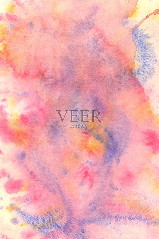水彩抽象背景正版插画素材