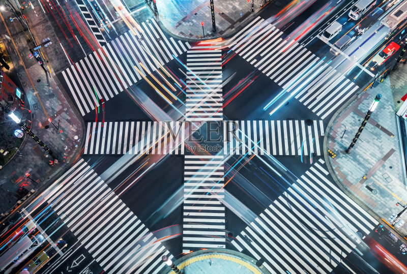 东京城市交通正版图片素材