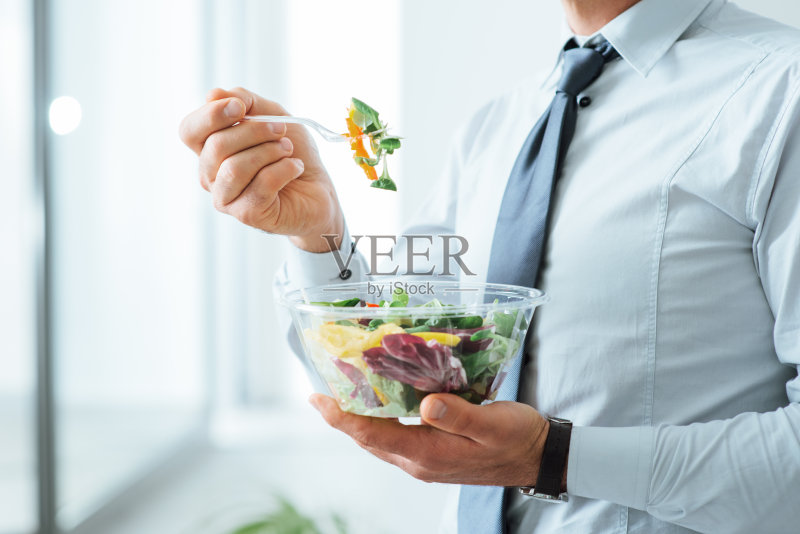 健康的素食餐正版图片素材