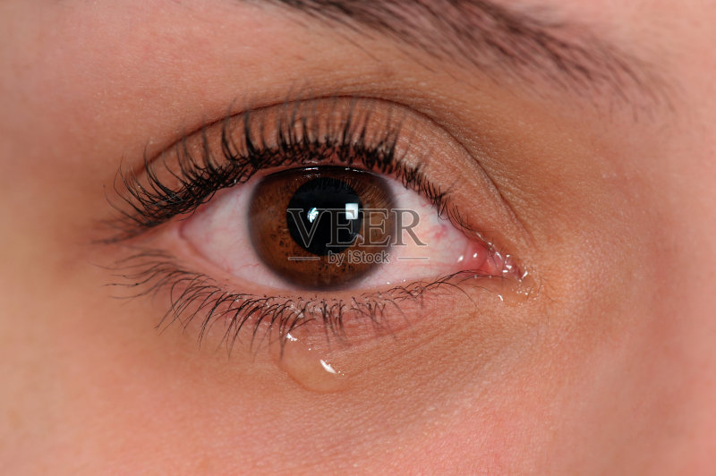 哭的眼睛正版图片素材