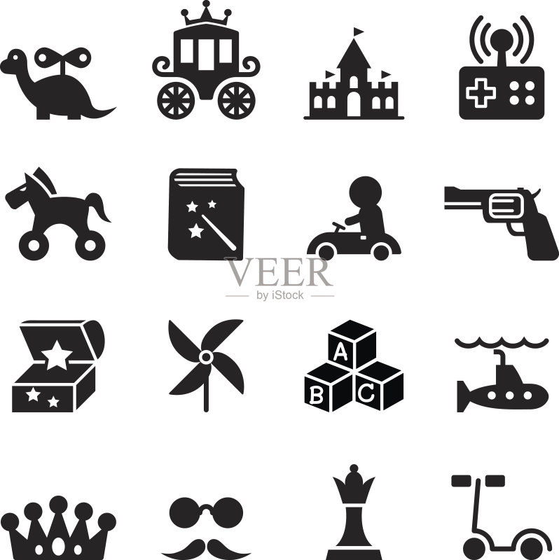 玩具图标图标素材