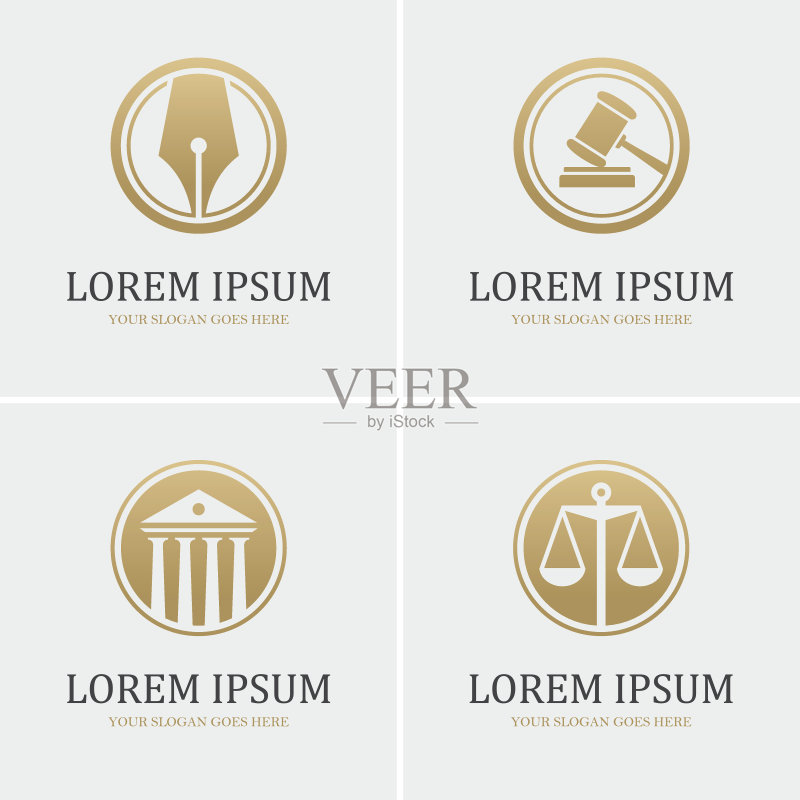 四轮法律图标正版插画素材