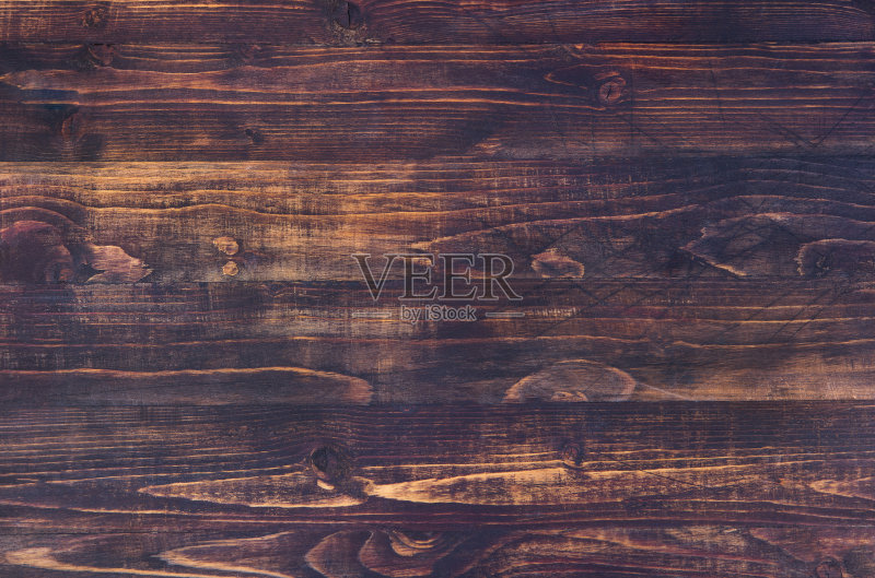 高分辨率的深棕色木质背景。本空间正版插画素材
