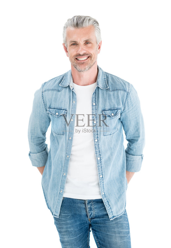 英俊的成年男人正版图片素材
