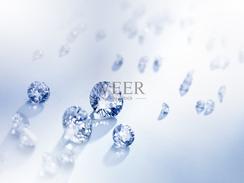 钻石的背景。正版图片素材