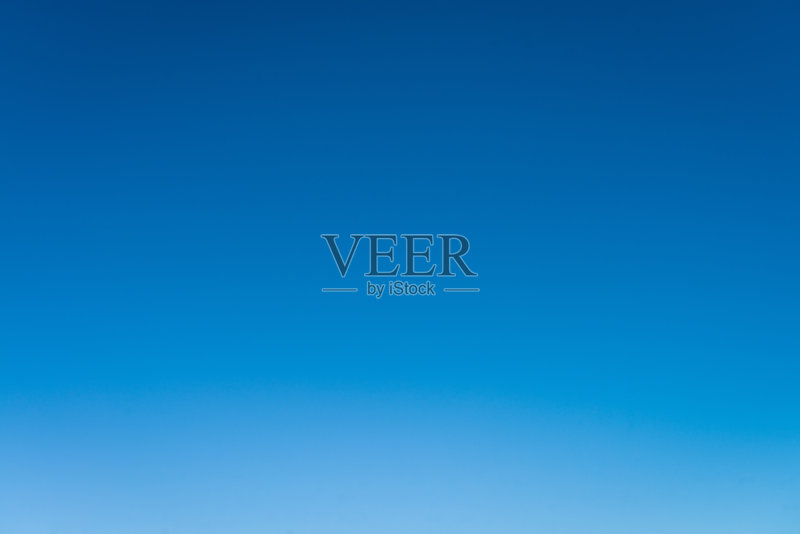 无云的空蓝天背景正版图片素材