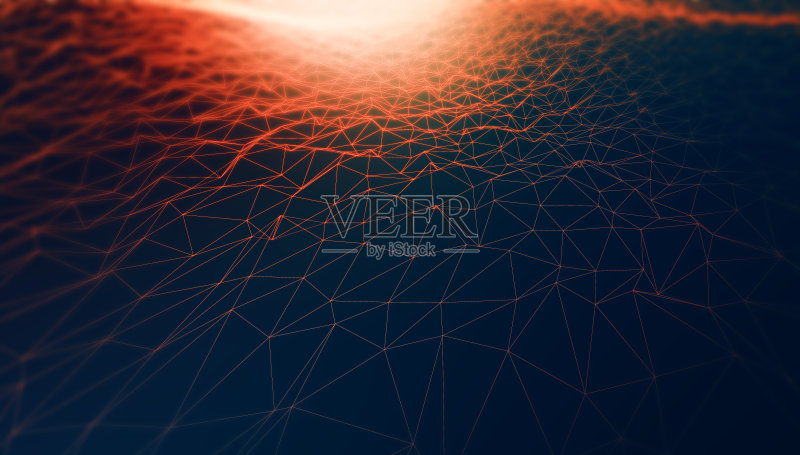 抽象的几何正版插画素材