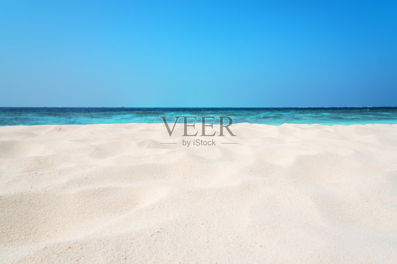 热带海滩沙丘背景正版图片素材