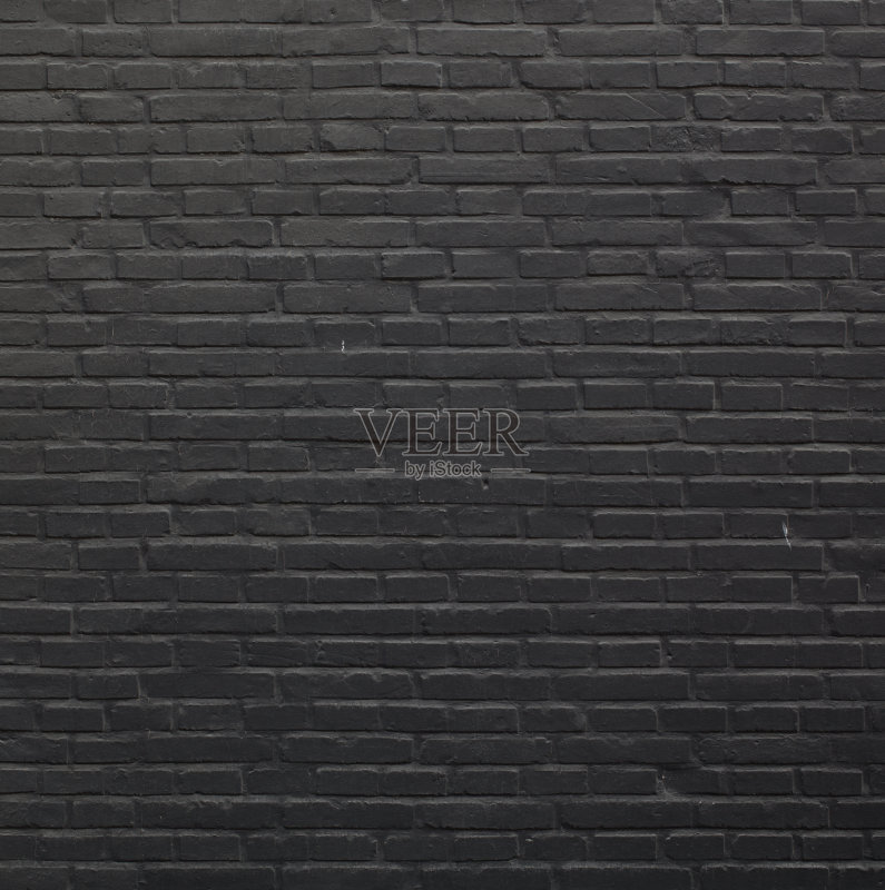 黑色的砖墙正版图片素材